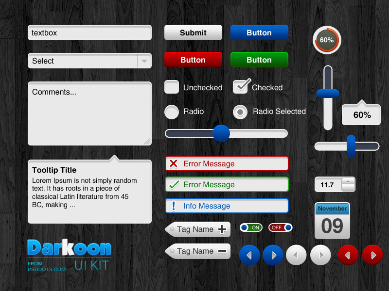 Darkoon Web UI Kit