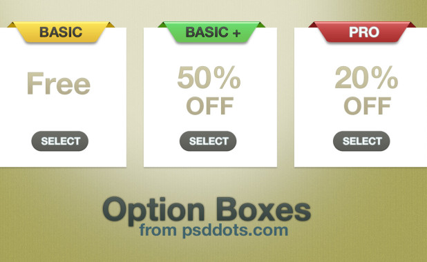 Option Boxes