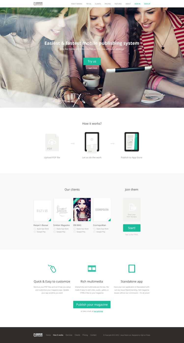 IssueStand_Landing_Page_by_Pawel_Kadysz